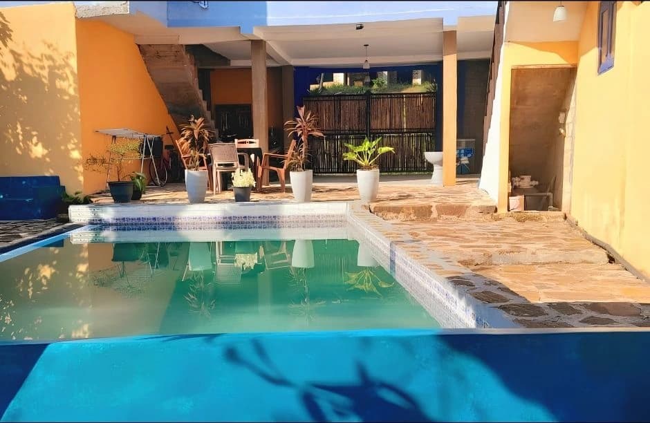 M.S.A Anu Villa Private Swimming Pool and Courtyard Patio